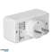 Forgrener 2x2P 1x2P med Schuko. hvid billede 90