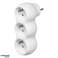 Splitter 3x2P Z &quot;snowman&quot; with top plug. white image 62