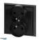 Double socket p/t 2x2P Z Luna. 16A. 250V. PT 6LR. black image 8