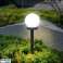 ZD50D Solar trädgårdslampa vit kula bild 126