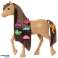 Barbie Pepper Pferd mit braunen Haaren zum Stylen Bild 1