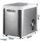 WOLTU Eiswürfelmaschine EM01sb Silber – 15kg Eis in 24h, 2,2L Tank, 2 Eiswürfelgrößen, Selbstreinigend – Premium Ice Maker für Haus, Büro, Party &amp;amp; Cam Bild 1
