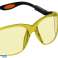 Schutzbrille aus Polycarbonat mit gelben Gläsern Bild 45