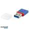 EA134B Lettore di schede micro SD USB blu Esperanza foto 1