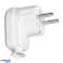 Uni Schuko 16A angled plug. 230V. white image 31