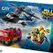 Set LEGO City 60462 cu elicopter, camion de pompieri și submersibil fotografia 4