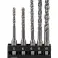 SDS Plus Doppelspiral-Steinbohrer-Set 5 x 6 x 110 mm. 6 x 8 x 10 x 160 mm. Set: 5 Bild 11