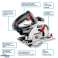 Cordless Circular Saw Energy 18V Li Ion Blade 150 x 10 mm without battery image 89