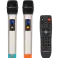 Active speaker column with 2 wireless UHF microphones SD Bluetooth FM USB 60 Watt image 5