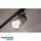 Lámpara LED de tienda, foco de riel monofásico negro 30W 2550 lm luz cálida 3000K fotografía 4