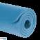 Tappetino da yoga pilates fitness 183x61cm spessore 1.5cm materiale NBR blu REBEL ACTIVE foto 4