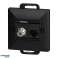 Single socket. F type 1xRJ45 Cat6 Pearl jack. TV/F RJ45/P. black image 2