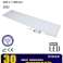 LED Tavan Paneli 120x30 36W Lamba İnce Işık Kutusu 3000K Sıcak Çerçeve Sıva Üstü Siyah fotoğraf 3
