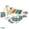 Tavola di moltiplicazione giocattolo educativo cerchi colorati in legno foto 6