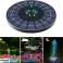 RGB PLOVOUCÍ SOLÁRNÍ FONTÁNA S LED LAMPOU DO JEZÍRKA A BAZÉNU – 5 TRYSEK, AUTOMATICKÝ START fotka 2