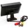 Parking Sensor Set tft01 4 3" with HD Camera 308 LED 4 White Sensors image 5