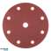 Schuurdiscs 150 mm. P120. 5 st.. met 9 gaten voor 04 721 foto 1