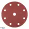 Schuurdiscs 150 mm. P180. 5 st.. met 9 gaten voor 04 721 foto 1