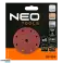 Schuurdiscs 150 mm. P180. 5 st.. met 9 gaten voor 04 721 foto 3