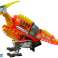 Dinobots 2in1 Dinosaurier Dart Gun Orange Velociraptor Schild Bild 1