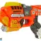 Dinobots 2in1 Dinosaurier Dart Gun Orange Velociraptor Schild Bild 3