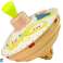 Spinning Top Toy Rapunzel Yellow Metal kép 1
