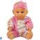 Muñeca Bebé Orinal Rosa Lazo para Beber Pipí 24 cm fotografía 1