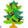 Houten boomvogels bos DIY houten blokken 3D puzzel foto 1