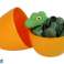 Kit de dinosaurio Tiranosaurio Rex con huevo, destornillador verde fotografía 2