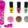 Kit de peinture à ongles Glitter Distributeur Vernis à ongles Autocollants photo 1