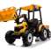 Batteridriven traktor med släp Hercules Yellow 24V bild 2