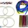 DIY Glitter Ribbon Armbånd Making Kit bilde 1
