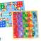 2in1 Board Table Chalk Markers Game Chinese Snakes image 5