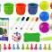 2in1 Board Table Chalk Markers Game Chinese Snakes image 4
