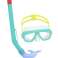 Diving Mask With Snorkel Green Bestway 24018 image 1