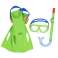 Dykkermaskesett. Rør. Fins Green Bestway 25019 bilde 3