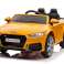 Audi TT RS dzeltens ar akumulatoru darbināms transportlīdzeklis attēls 2