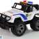 Coche de policía R/C, Jeep de policía, escala 1:14, efectos de luz con control remoto fotografía 2