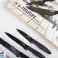 ALKANA Knife Set 6 Pieces Knife Set Marble Coating Black NEW image 3