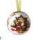 Natal bauble metal decoração da árvore de Natal Papai Noel pela árvore de Natal foto 1