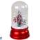 Weihnachtsschmuck Kuppel Dekoration Schnee Weihnachtsmann Rot Bild 1