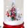 Weihnachtsschmuck Kuppel Dekoration Schnee Weihnachtsmann Rot Bild 2