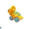 Dinosaur On Wheels Yellow Triceratops Figure image 3