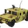 Car Military Vehicle Friction Drive Light Camo image 2