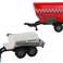 Large Tractor LED Lights Sounds 2 Machines Farm Set image 3