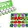 Dinosaur Egg Educational Sorter 12 Egg Puzzle Shapes bilde 1