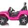Batteri Kjøretøy Jeep Wrangler Rubicon DK JWR555 Rosa bilde 1