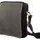 Crossbody Überschlag Tasche – Canvas mit Büffel Hunter Leder - schwarz/anthrazit Bild 1