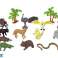 Sæt med Animals of Australia figurer 12 stk. Tilbehør i et rør billede 1