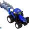 Remote Control Tractor 1:24 Metal Plough Blue image 3
